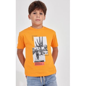 Pomarańczowa koszulka dziecięca Mayoral