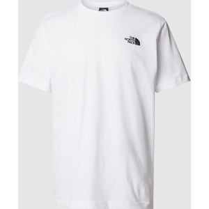 T-shirt The North Face z krótkim rękawem z bawełny w sportowym stylu
