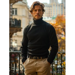 Sweter Denley w stylu casual z bawełny