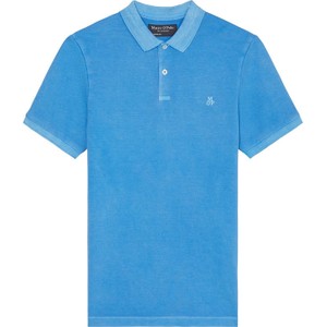 Niebieski t-shirt Marc O'Polo w stylu casual z krótkim rękawem