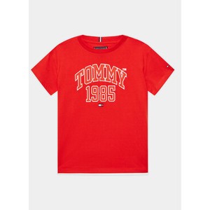 Czerwona koszulka dziecięca Tommy Hilfiger