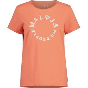Pomarańczowa bluzka Maloja z bawełny