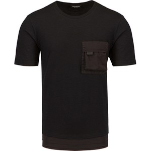 Czarny t-shirt Dondup z bawełny