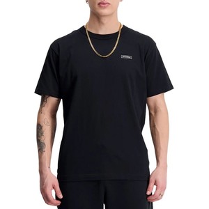 Czarny t-shirt New Balance w stylu casual z bawełny