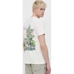 T-shirt Abercrombie & Fitch w młodzieżowym stylu z bawełny z nadrukiem