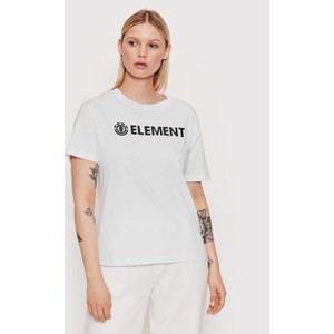 T-shirt Element z okrągłym dekoltem z krótkim rękawem w młodzieżowym stylu