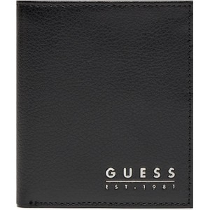 Czarny portfel męski Guess
