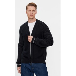 Czarny sweter Armani Exchange w stylu casual ze stójką