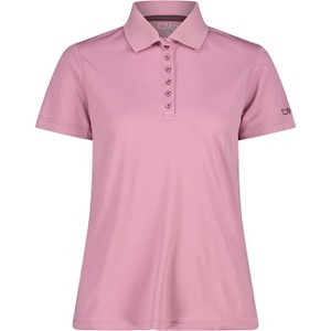 Różowa bluzka CMP z dekoltem w kształcie litery v w sportowym stylu