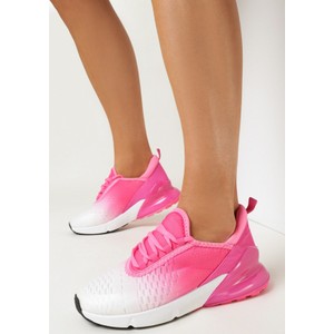 Różowe buty sportowe born2be w sportowym stylu