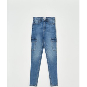 Niebieskie jeansy Sinsay z jeansu w stylu casual
