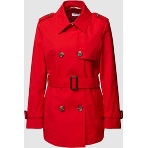 Czerwony płaszcz Esprit krótki bez kaptura