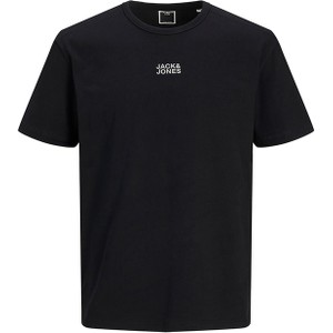 Czarny t-shirt Jack & Jones w stylu casual