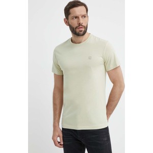Zielony t-shirt Calvin Klein z krótkim rękawem