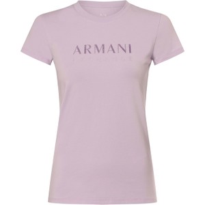 T-shirt Armani Exchange w stylu klasycznym z bawełny