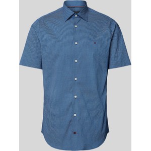 Niebieska koszula Tommy Hilfiger w stylu casual z bawełny