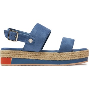 Niebieskie sandały Refresh z tkaniny