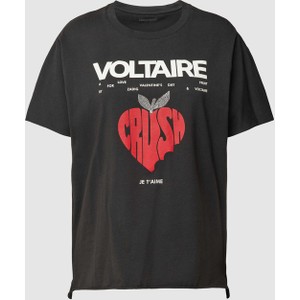 T-shirt Zadig & Voltaire z okrągłym dekoltem z krótkim rękawem