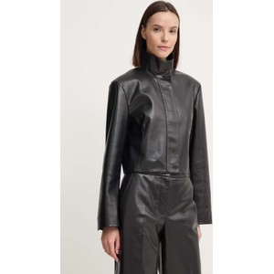 Czarna kurtka Calvin Klein bez kaptura w stylu casual