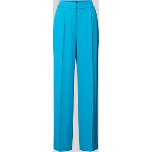 Niebieskie spodnie comma, w stylu retro