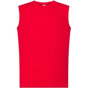 Czerwony t-shirt JK Collection z krótkim rękawem w stylu casual