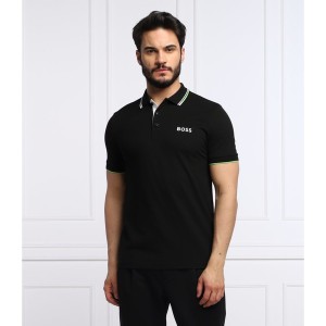 Czarna koszulka polo Hugo Boss w stylu casual