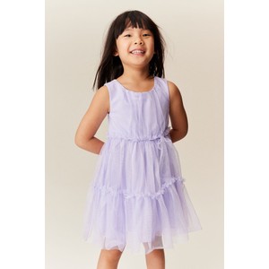 Fioletowa sukienka dziewczęca H & M z tiulu