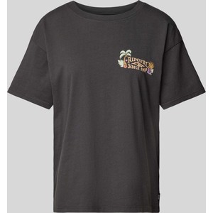 T-shirt Rip Curl z okrągłym dekoltem w młodzieżowym stylu