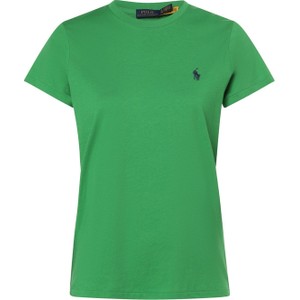 Zielona bluzka POLO RALPH LAUREN z krótkim rękawem w stylu casual