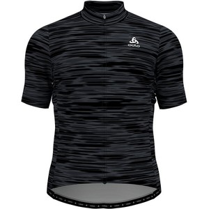 Czarny t-shirt ODLO z tkaniny w sportowym stylu