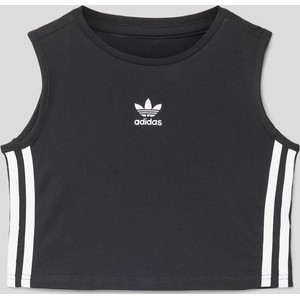 Czarna bluzka dziecięca Adidas Originals