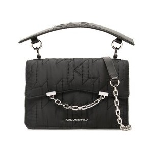 Czarna torebka Karl Lagerfeld średnia matowa