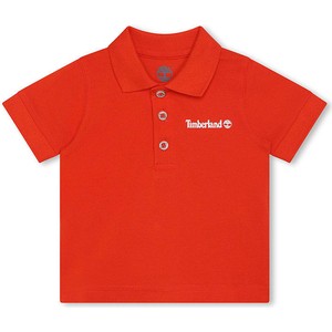Czerwona koszulka dziecięca Timberland dla chłopców