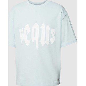 T-shirt Pequs z bawełny w młodzieżowym stylu z krótkim rękawem