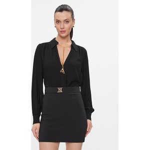 Czarna bluzka Elisabetta Franchi w stylu casual