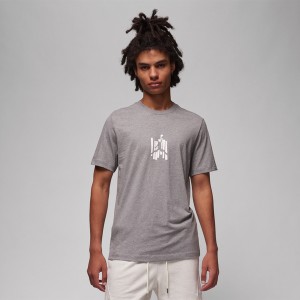 T-shirt Jordan z krótkim rękawem w młodzieżowym stylu z bawełny