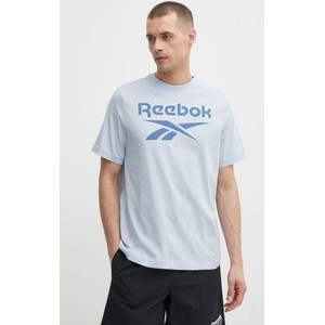 T-shirt Reebok w sportowym stylu z nadrukiem