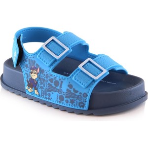 Niebieskie buty dziecięce letnie Zaxy na rzepy