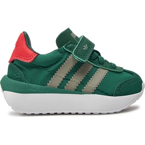 Zielone buty sportowe dziecięce Adidas na rzepy