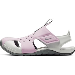 Różowe sandały Nike na rzepy