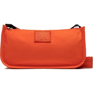 Pomarańczowa torebka Calvin Klein w młodzieżowym stylu średnia na ramię