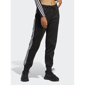Czarne spodnie sportowe Adidas w sportowym stylu