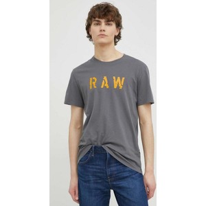 T-shirt G-Star Raw z krótkim rękawem w młodzieżowym stylu z bawełny