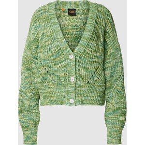 Zielony sweter Hugo Boss z bawełny
