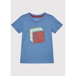 Niebieska koszulka dziecięca Guess dla chłopców