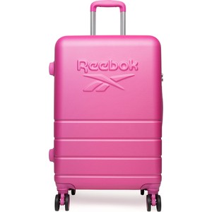 Różowa walizka Reebok