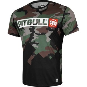 T-shirt Pitbull West Coast z krótkim rękawem w młodzieżowym stylu
