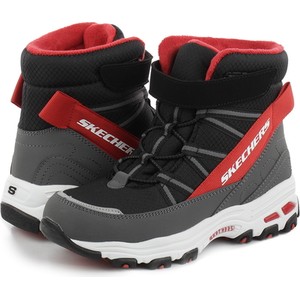 Buty dziecięce zimowe Skechers na rzepy
