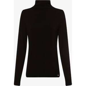 Czarna bluzka Cinque w stylu casual z golfem z długim rękawem