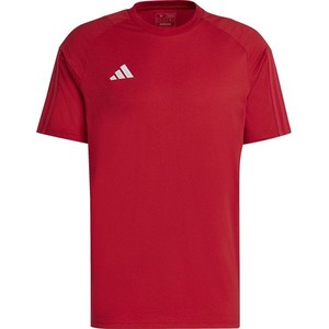 T-shirt Adidas z bawełny w sportowym stylu z krótkim rękawem